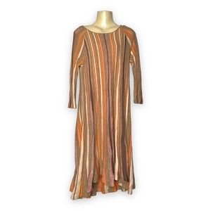knee length dresses for ladies Taupe Side Slit Maternity Maxi Sweater Dress – PinkBlush